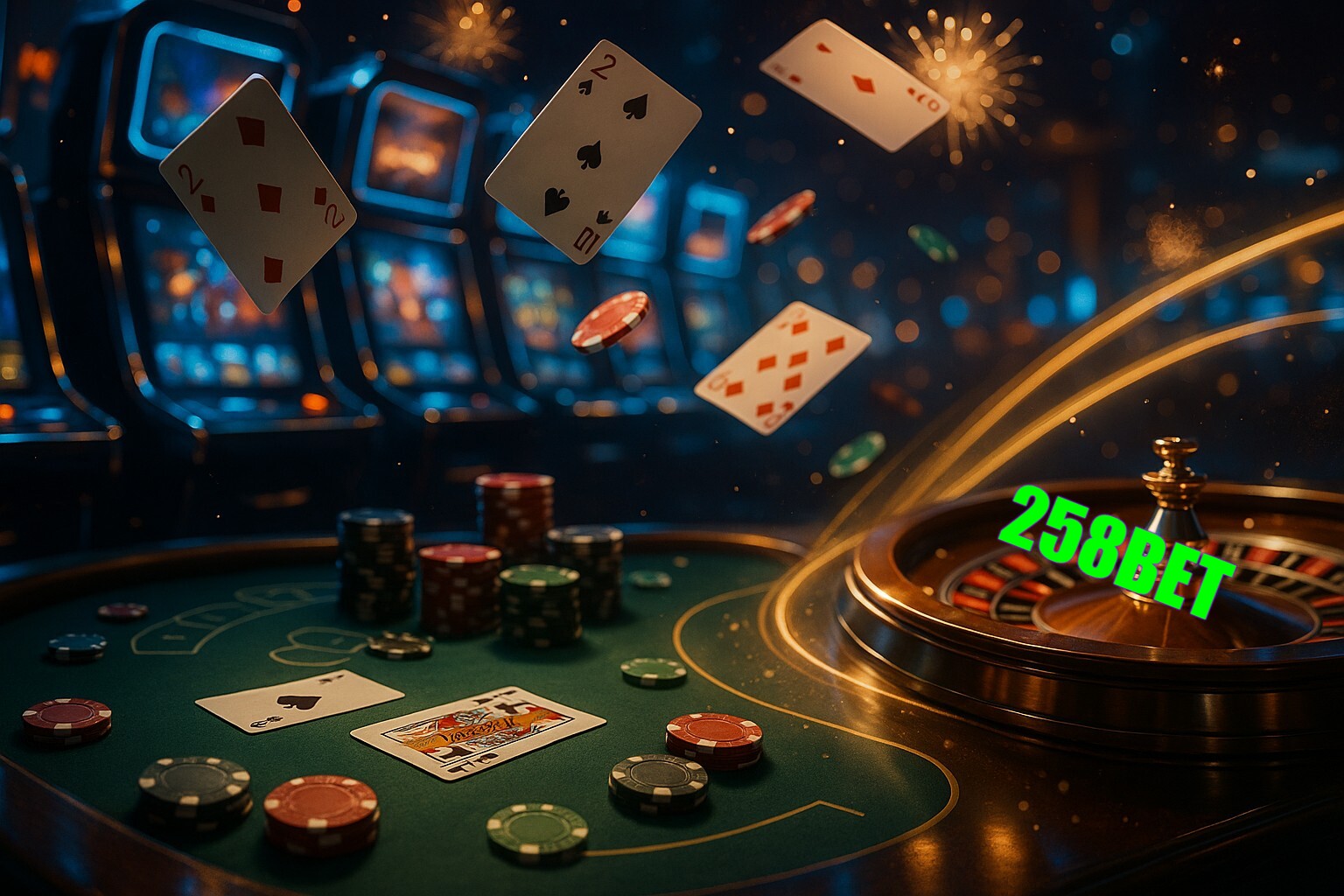 Jogos emocionantes no 258BET