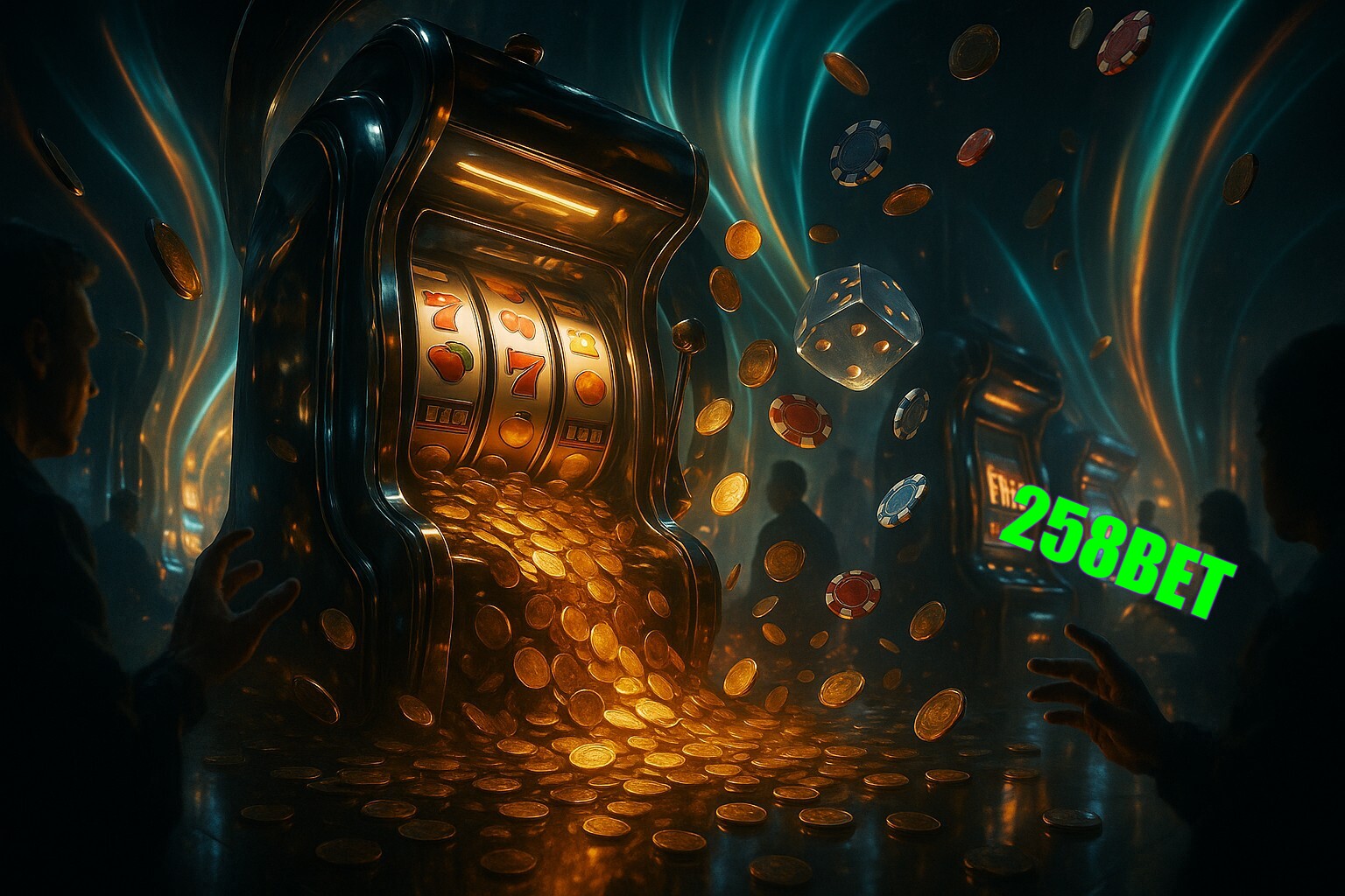 Diversos jogos de caça-níqueis